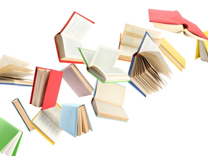 flying books