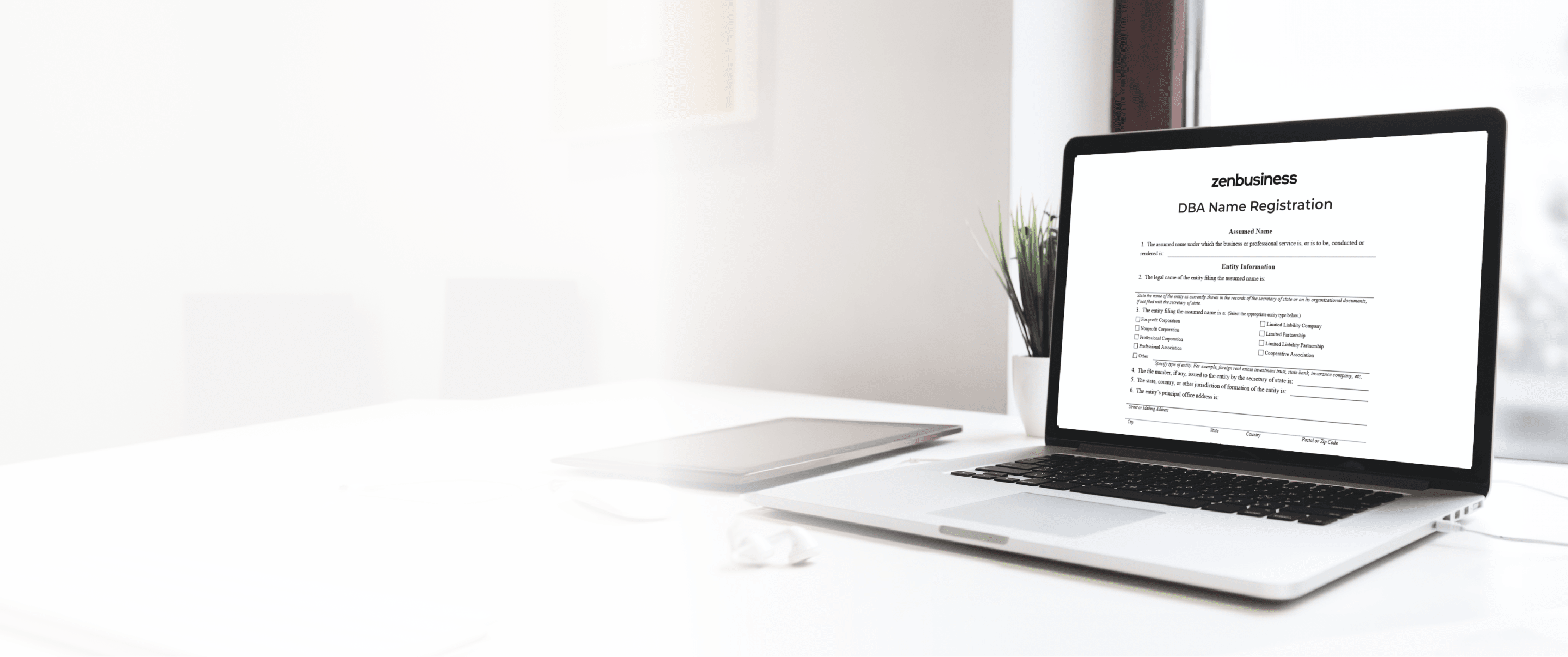 DBA name registration